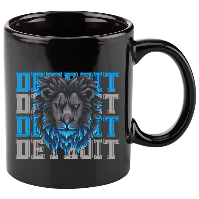 Detroit Apparel Cool Retro Gan Gear 11oz C Handle Ceramic Mug