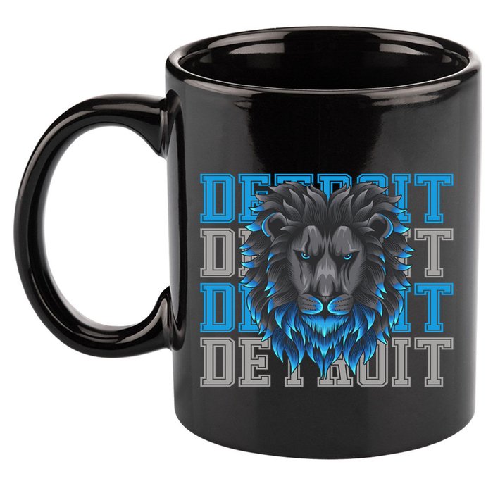 Detroit Apparel Cool Retro Gan Gear 11oz C Handle Ceramic Mug