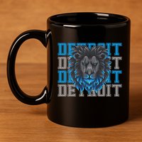 Detroit Apparel Cool Retro Gan Gear 11oz C Handle Ceramic Mug