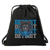 Detroit Apparel Cool Retro Gan Gear Drawstring Bag