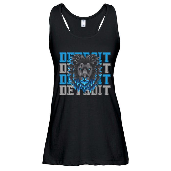 Detroit Apparel Cool Retro Gan Gear Ladies Essential Flowy Tank