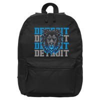 Detroit Apparel Cool Retro Gan Gear 16 in Basic Backpack