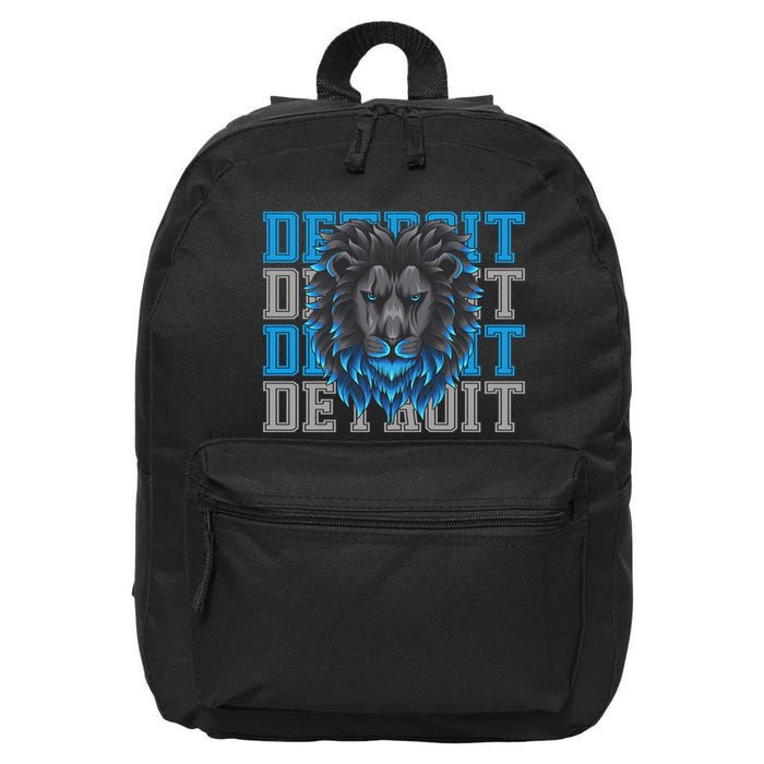 Detroit Apparel Cool Retro Gan Gear 16 in Basic Backpack