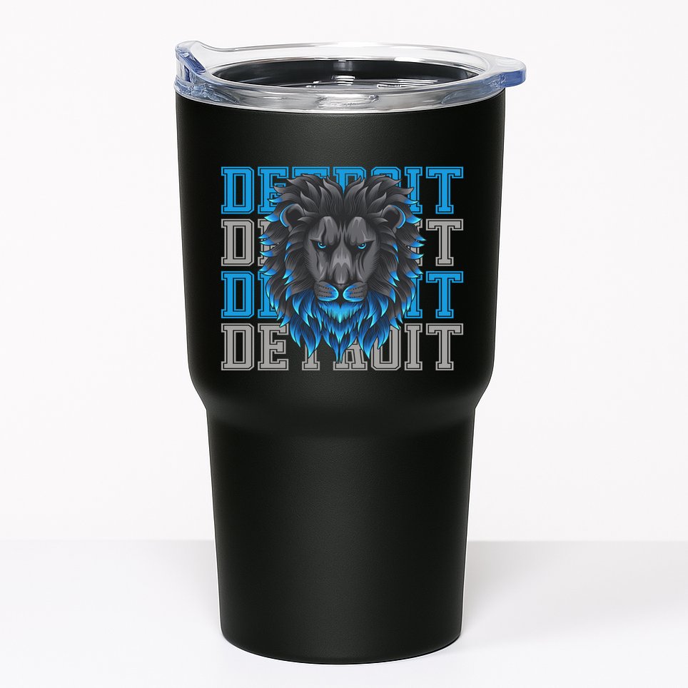 Detroit Apparel Cool Retro Gan Gear Tumbler