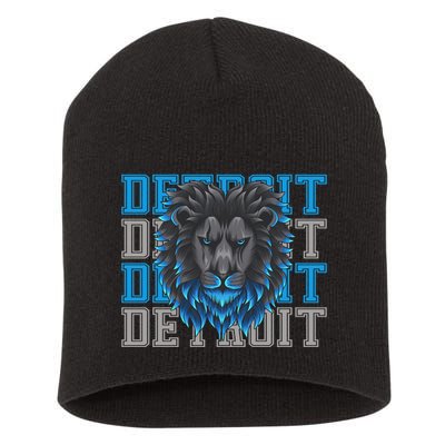 Detroit Apparel Cool Retro Gan Gear Short Acrylic Beanie
