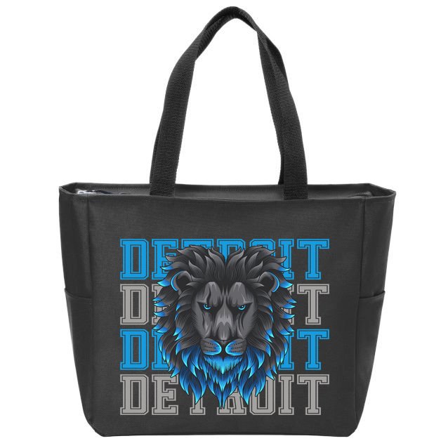 Detroit Apparel Cool Retro Gan Gear Zip Tote Bag