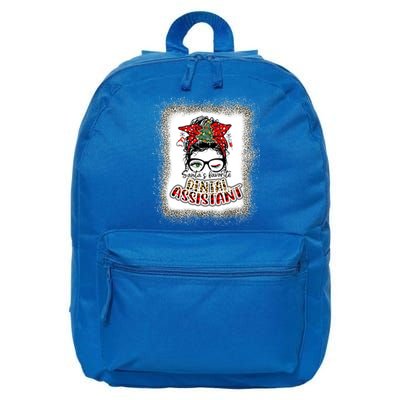 Dental Assistant Christmas Nurse Love Dental Assistant Elf Gift 16 in Basic Backpack