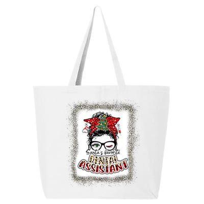 Dental Assistant Christmas Nurse Love Dental Assistant Elf Gift 25L Jumbo Tote