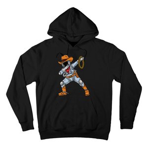 Dabbing Astronaut Cowboy Space Halloween Hoodie