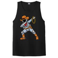 Dabbing Astronaut Cowboy Space Halloween PosiCharge Competitor Tank