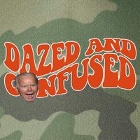 Dazed And Confused Funny Joe Biden Retro Legacy Tie Dye Trucker Hat