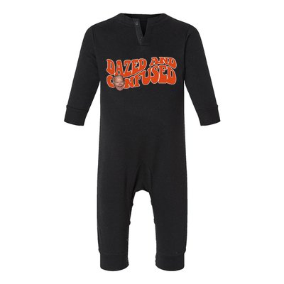 Dazed And Confused Funny Joe Biden Retro Infant Fleece One Piece