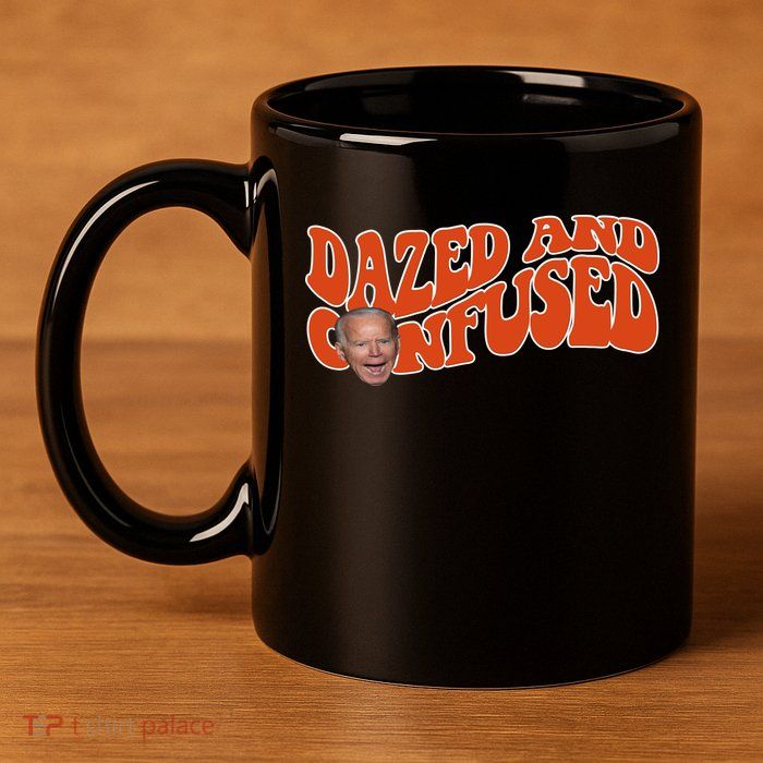 Dazed And Confused Funny Joe Biden Retro 11oz C Handle Ceramic Mug