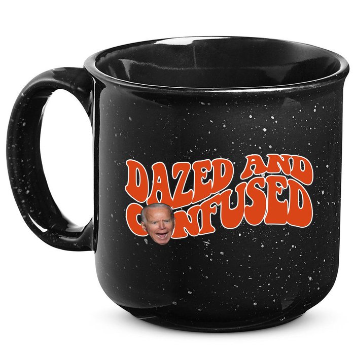 Dazed And Confused Funny Joe Biden Retro 15oz Campfire Ceramic Mug