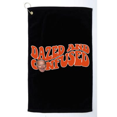 Dazed And Confused Funny Joe Biden Retro Golf Towel