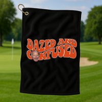 Dazed And Confused Funny Joe Biden Retro Golf Towel