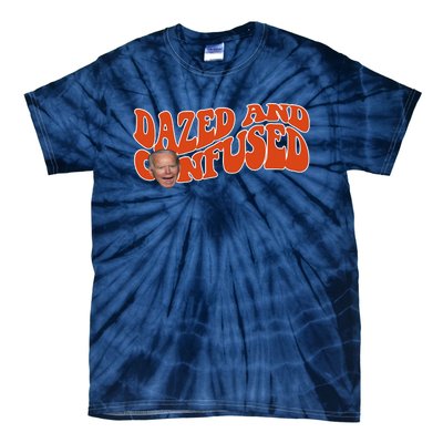 Dazed And Confused Funny Joe Biden Retro Tie-Dye T-Shirt