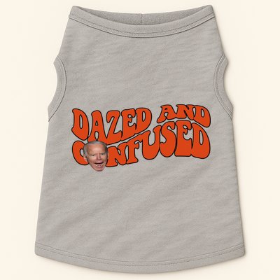 Dazed And Confused Funny Joe Biden Retro Doggie Tank