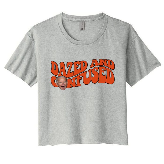 Dazed And Confused Funny Joe Biden Retro Crop Top