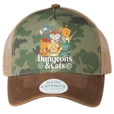 Dungeons And Cats Legacy Tie Dye Trucker Hat