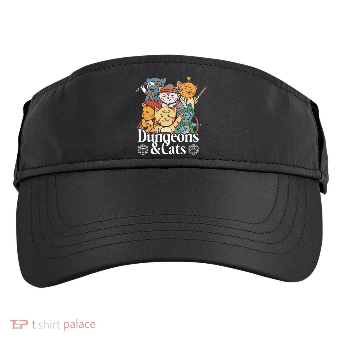 Dungeons And Cats Adult Drive Performance Visor