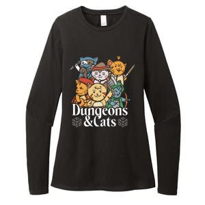 Dungeons And Cats Womens CVC Long Sleeve Shirt