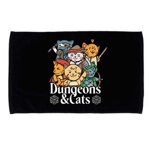 Dungeons And Cats Microfiber Hand Towel