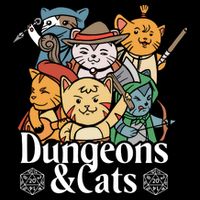 Dungeons And Cats Cropped Pullover Crew