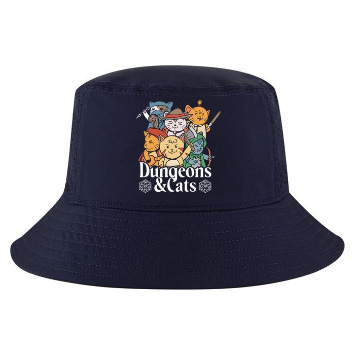 Dungeons And Cats Cool Comfort Performance Bucket Hat