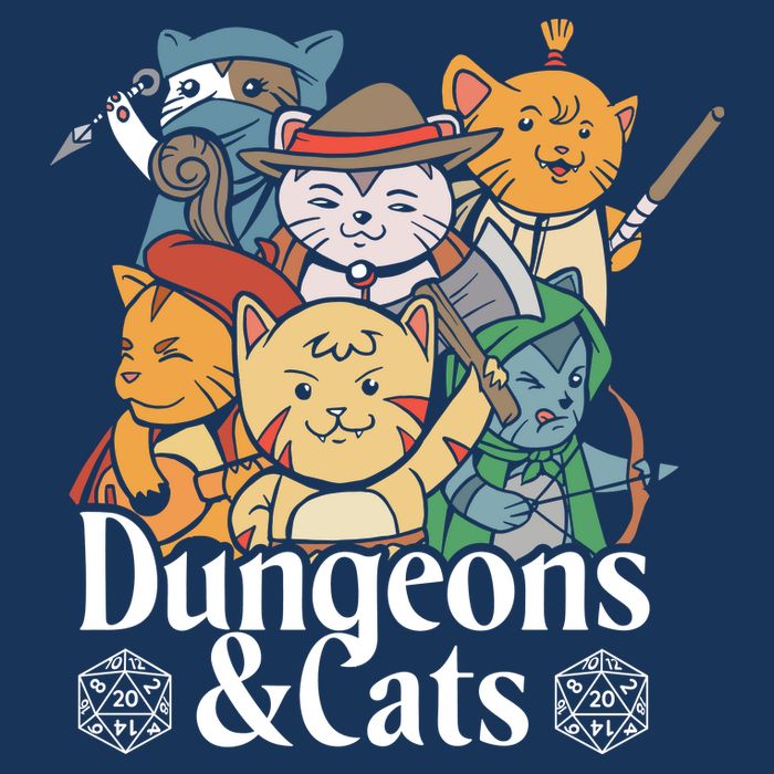 Dungeons And Cats Cool Comfort Performance Bucket Hat