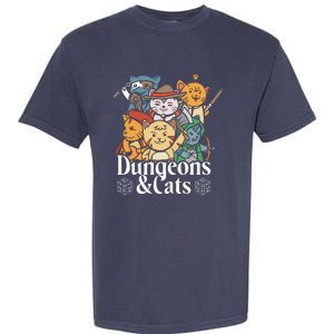 Dungeons And Cats Garment-Dyed Heavyweight T-Shirt