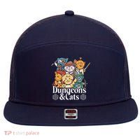 Dungeons And Cats 7 Panel Mesh Trucker Snapback Hat