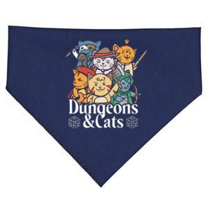 Dungeons And Cats USA-Made Doggie Bandana