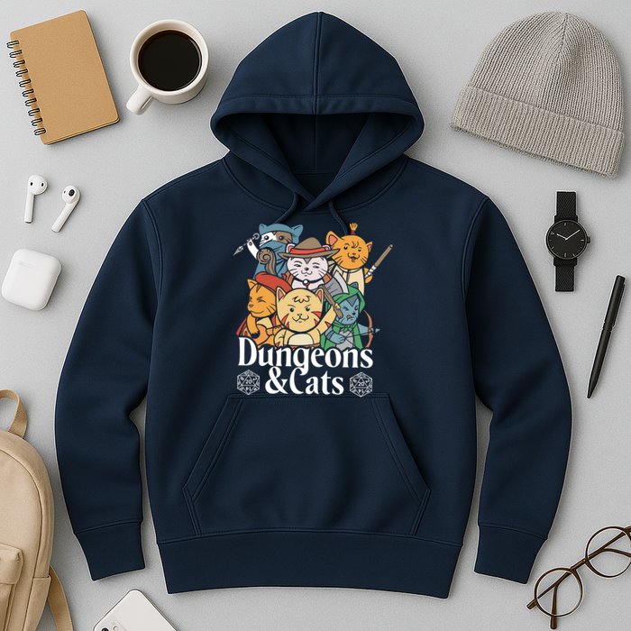 Dungeons And Cats Hoodie