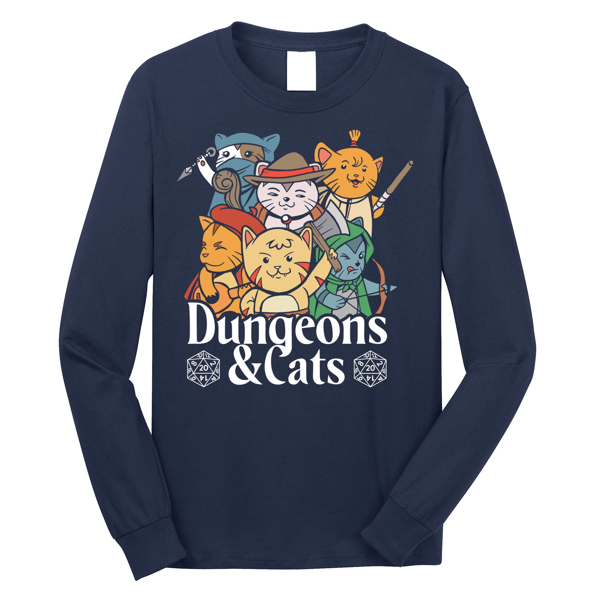 Dungeons And Cats Long Sleeve Shirt