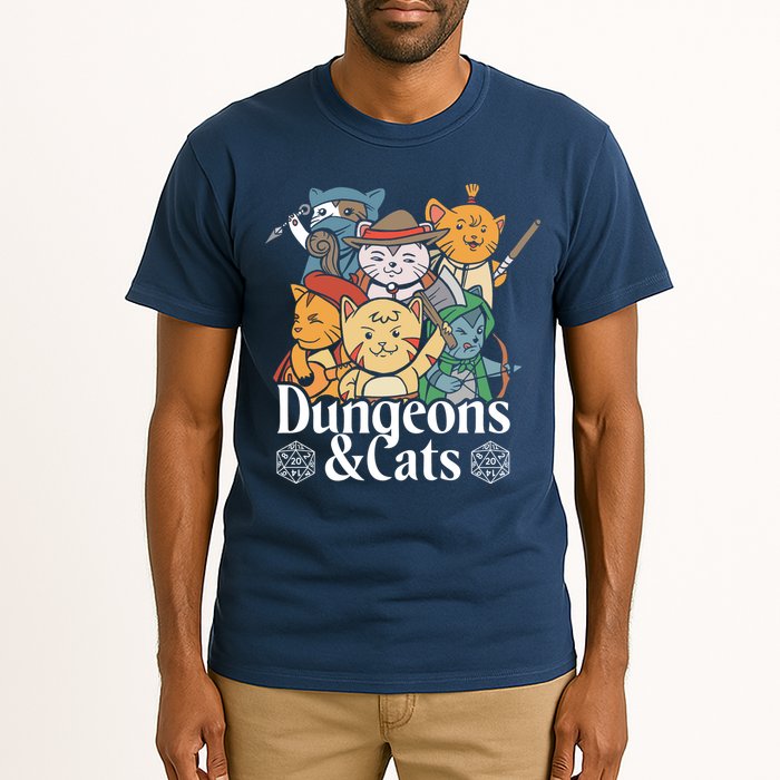 Dungeons And Cats Tall T-Shirt