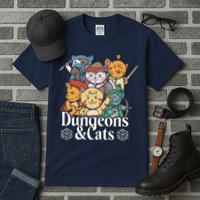 Dungeons And Cats Tall T-Shirt