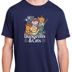 Dungeons And Cats Adult ChromaSoft Performance T-Shirt