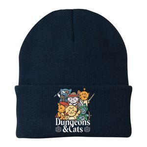 Dungeons And Cats Knit Cap Winter Beanie