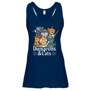 Dungeons And Cats Ladies Essential Flowy Tank