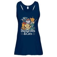 Dungeons And Cats Ladies Essential Flowy Tank