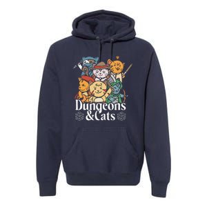 Dungeons And Cats Premium Hoodie