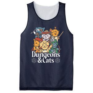 Dungeons And Cats Mesh Reversible Basketball Jersey Tank