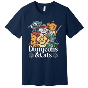 Dungeons And Cats Premium T-Shirt