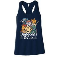 Dungeons And Cats Women's Racerback Tank