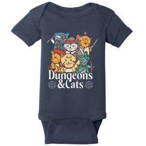 Dungeons And Cats Baby Bodysuit