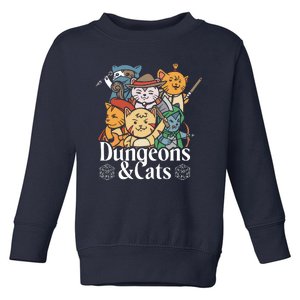 Dungeons And Cats Toddler Sweatshirt