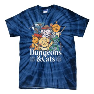 Dungeons And Cats Tie-Dye T-Shirt