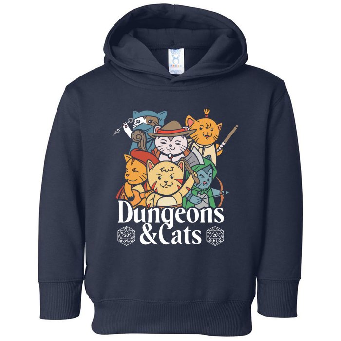 Dungeons And Cats Toddler Hoodie