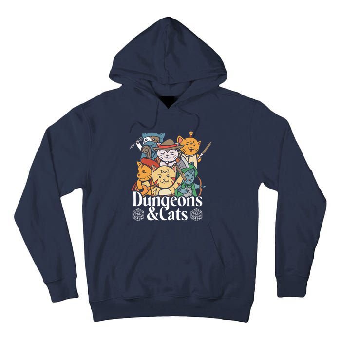 Dungeons And Cats Tall Hoodie